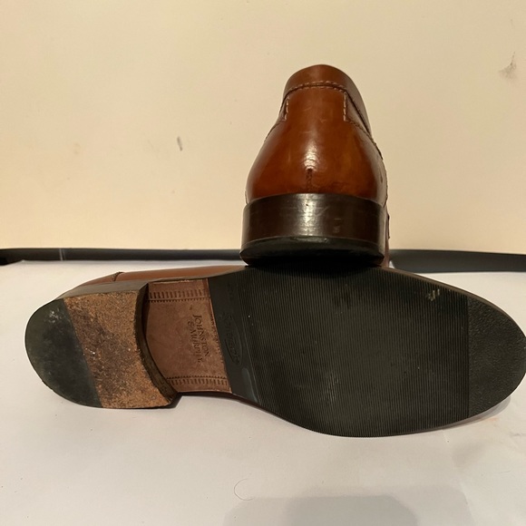 Johnston & Murphy Cognac leather loafer 9M - Picture 5 of 6